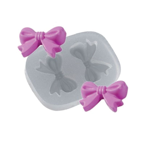 Molde Silicone Laço Duplos Lis (929-07) Mzlcriaçoes