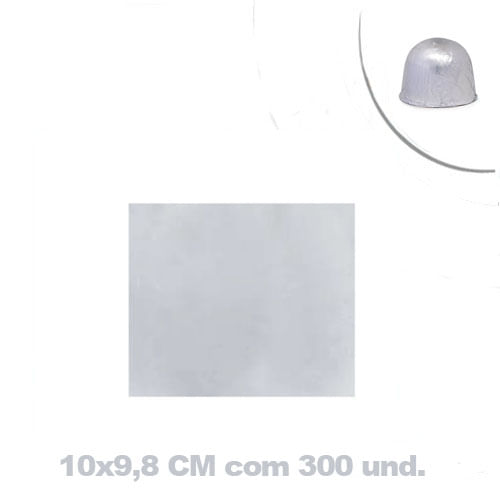 Papel Chumbo 10x9,8 Cm Champagne C/ 300 Un Cromus