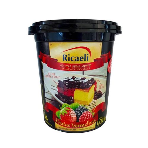 Preparado De Frutas Vermelhas Em Pedaços 1,02 Kg Ricaeli