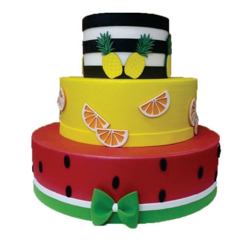 Bolo Cenográfico Tropical 1 (19339) Cia Do E. V. A