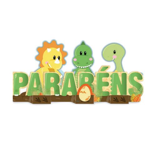 Enfeite Especial De Mesa Dino Baby Festcolor