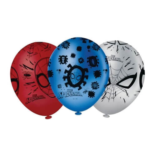 Balão Spider Man N 12 Animaçao C/ 10 Un Regina
