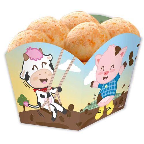 Cachepot Fazendinha C/ 8 Un Festcolor