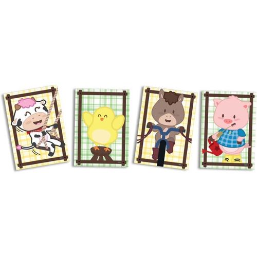 Quadros Decorativos Fazendinha C/ 4 Un Festcolor