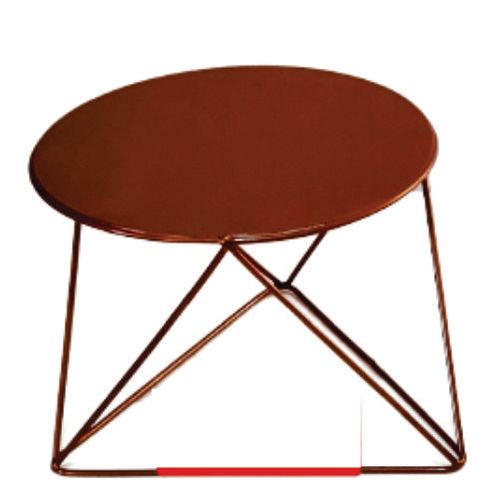 Bandeja Luxo Metal Redonda Dourada 15x20 Cm (Af.1312) Arts Ferro