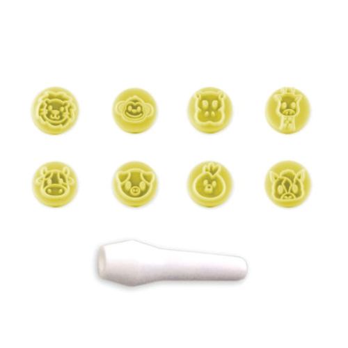 Kit Carimbo Animais Amarelo (411010) Bluestar