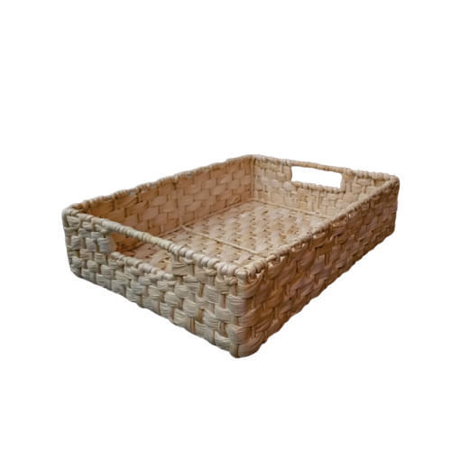 Bandeja Palha Natural 29x29x5,5 Cm (69038001) Florarte