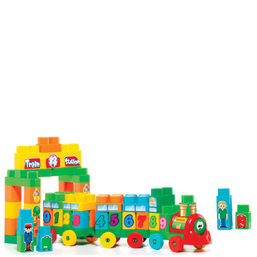 Brinquedo Baby Trenzinho Didatico C/ 70 Pcs Cardoso Toys