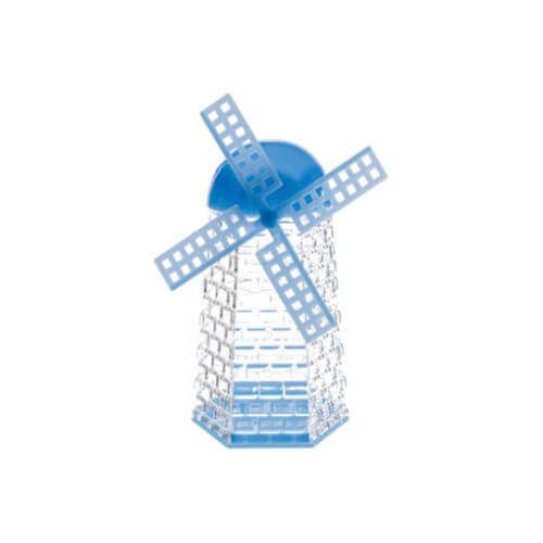 Baleiro Moinho De Vento Plastico Azul Un Fox Import