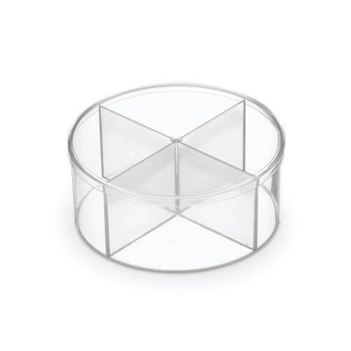 Caixa Divisoria Redonda Transparente (F2540) Oldaniplast