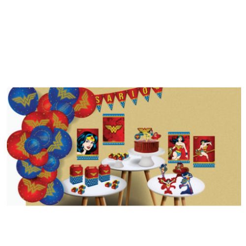 Kit So Um Bolinho Mulher Maravilha Festcolor