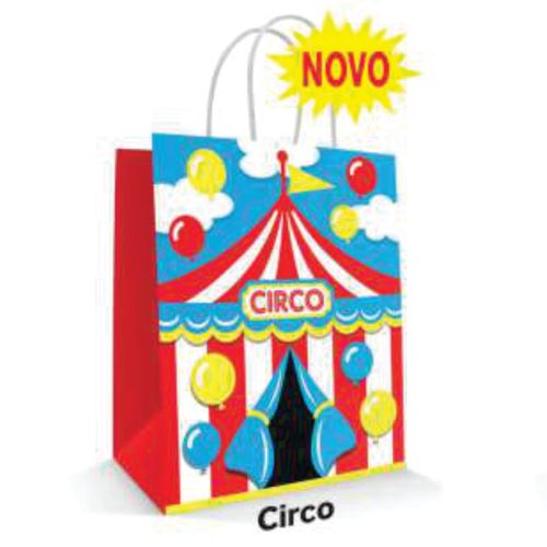 Sacola Papel Circo 18x09x22 C/10 Un L E L