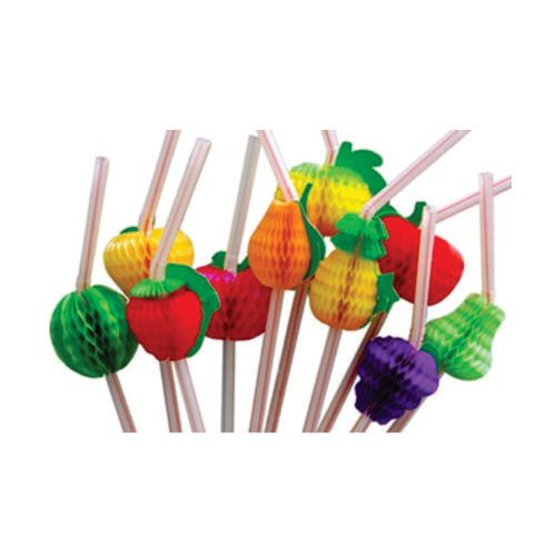 Canudo Frutas C/ 50 Un Brfestas