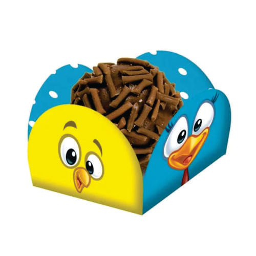 Porta Forminha Galinha Pintadinha 2018 C/ 40 Un Festcolor