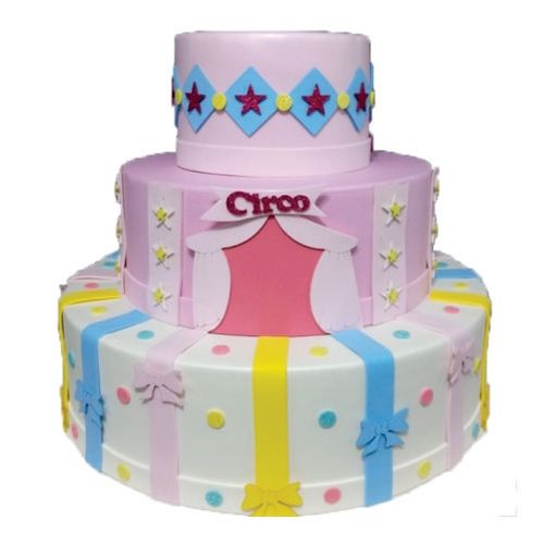 Bolo Cenográfico Circo 1 (19393) Cia Do E. V. A