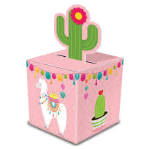 Caixa Lembrancinha Cacto/Lhama 8un Junco