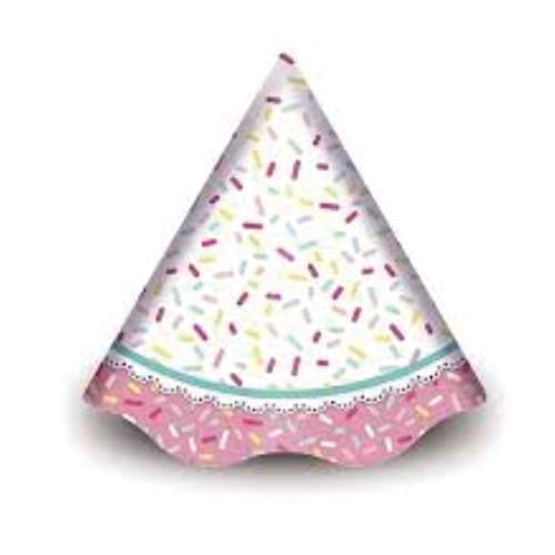 Chapéu Cone Donuts C/ 8 Un Junco