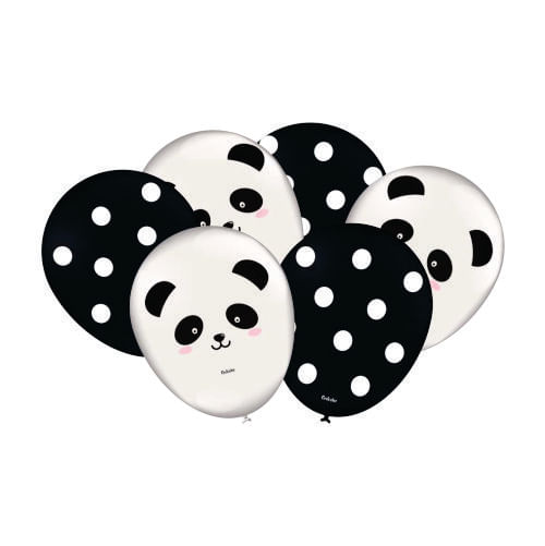 Balão Especial Panda N 9 C/ 25 Un Festcolor