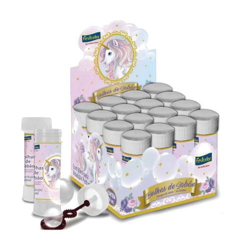 Bolhas De Sabão Unicornio Un Festcolor