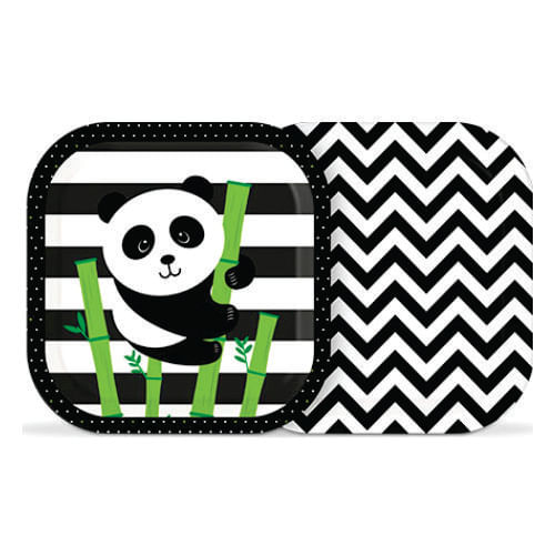 Prato 18 Cm Panda C/ 8 Un Junco