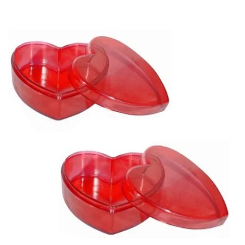 Caixinha Coração Medio Vermelha Lsc Toys
