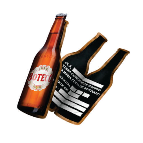 Convite 4m Boteco C/ 8 Un Festcolor