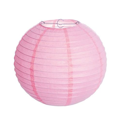 Lanterna Sanfonada De Papel 25 Cm Rosa (Pf172rs) Fox Import