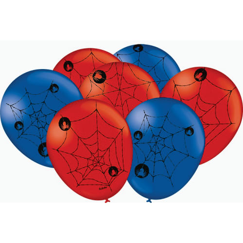Balão Especial Teia De Aranha C/ 25 Un Festcolor