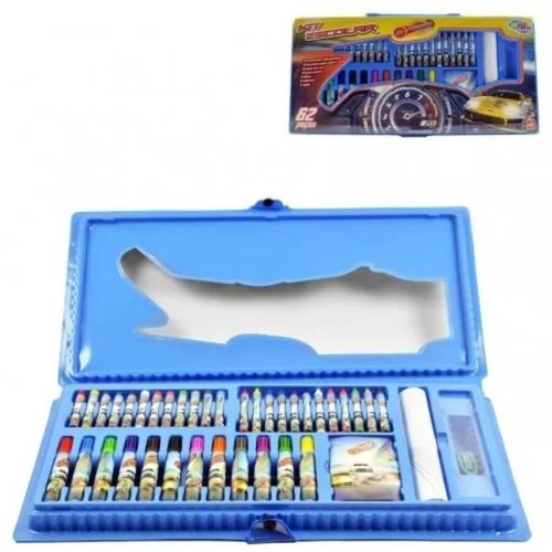 Estojo Kit Escolar 62 Pcs Posantes Wellmix