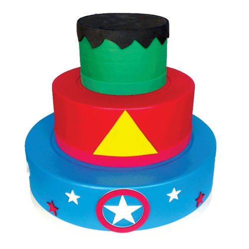 Bolo Cenográfico 3 Aventuras Mod 1 (19226) Cia Do E. V. A