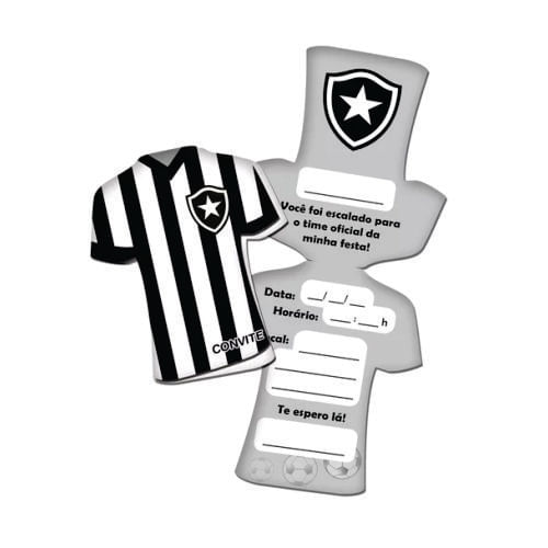 Convite Botafogo C/ 8 Un Festcolor