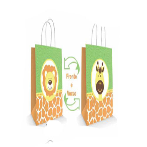 Sacola Papel Selva 18x09x22 C/10 Un L E L