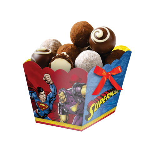 Cachepot Superman Geek C/ 8 Un Festcolor