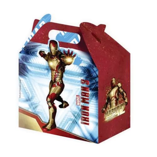 Caixa Surpresa Grande Iron Man 3 C/ 8 Un Regina