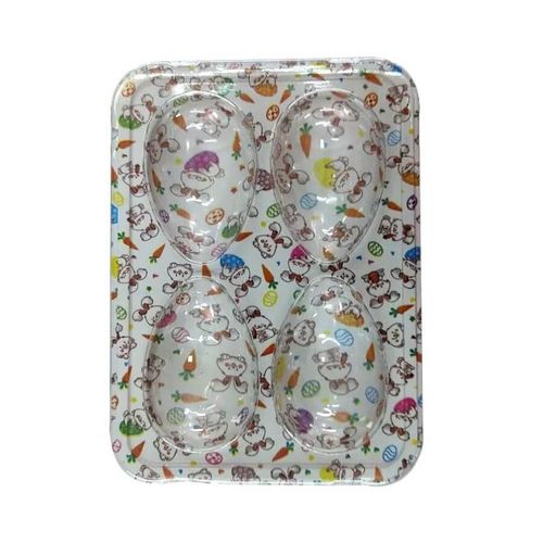 Bandeja 4 Ovos 50gr Coelhinhos C/ 5 Un Flip