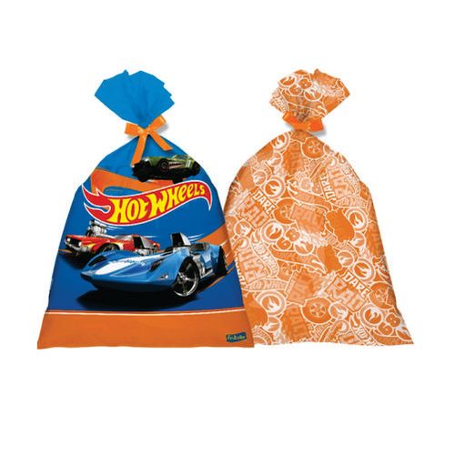 Sacola Plast. Hot Wheels C/ 8 Un Festcolor