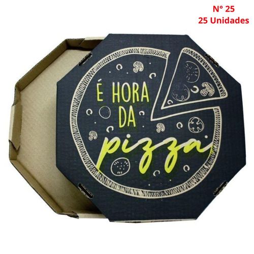 Embalagem P/ Pizza Com 25 Unidades Wr