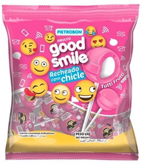 Pirulito Bola Good Smile Tuti Frutti 480 Gr Pietrobon