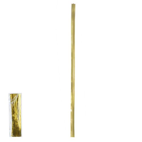 Fecho Pratico Natal 30cm Dourado C/ 100 Un (74371002) Florearte