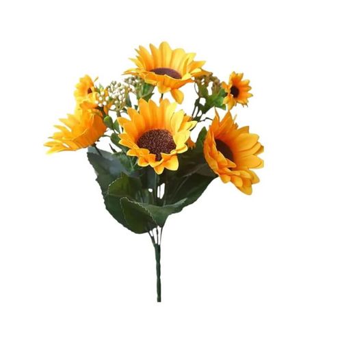 Buquê Girassol C/ 13 Amarelo 28m (59108-001) Flor Arte
