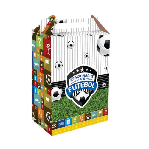 Caixa Surpresa Apaixonados Por Futebol C/ 8 Un Festcolor