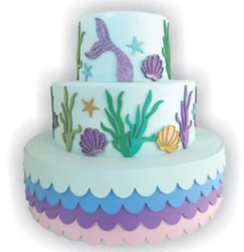 Bolo Cenográfico Sereia (19377ll) Cia Do E. V. A