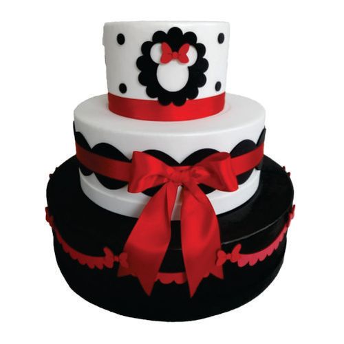 Bolo Cenográfico Mouse Vermelha (19092) Cia Do E. V. A