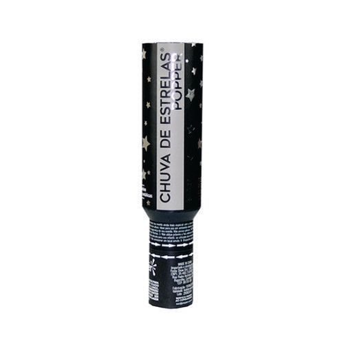 Lança Confete 30 Cm Granada Estrela Prateada Popper