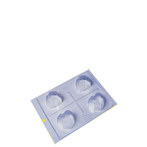 Forma Silicone Coração Diamond (*3) Porto Formas