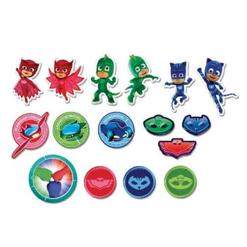 Mini Personagens Decorativos Pj Masks C/ 50 Unid Regina