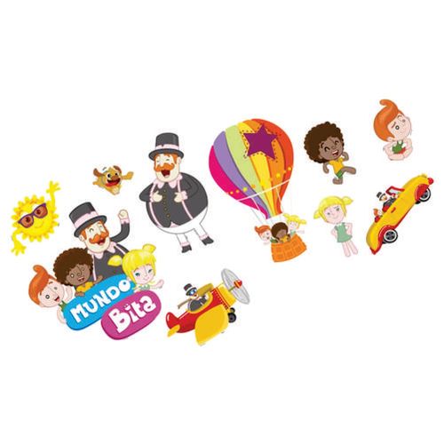 Mini Personagens Decorativos Mundo Bita C/ 10 Un Regina