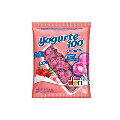 Pirulito Yogurte 100 525 Gr Dori