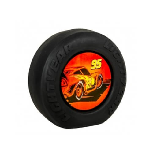 Luminária Tomada Roda Vermelho 25 Cm (1815) Usare