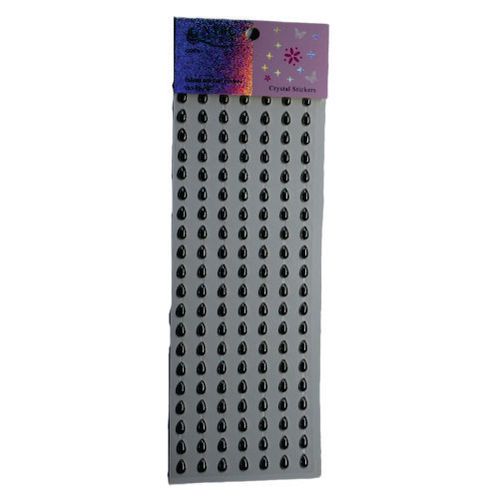 Cartela Adesivo Gotas 6 Mm Prata (97722) Nybc